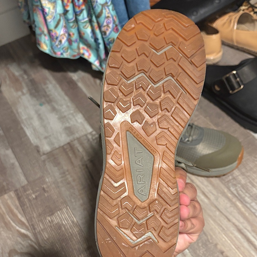 Ariat Olive and Gray Athletic Shoes - Picture 3 of 5